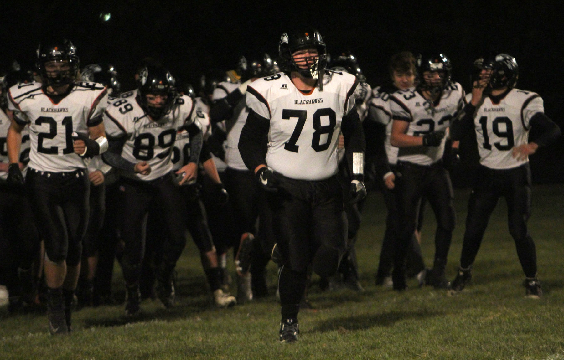 Bloomer football at Spencer/Columbus 10-26-18